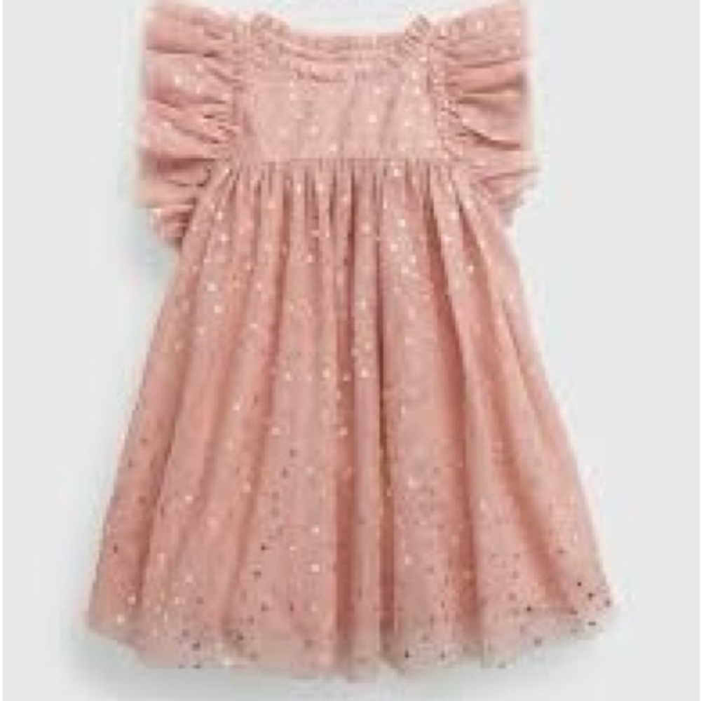 Gap Baby Metallic Tulle Dress for Toddler Girl